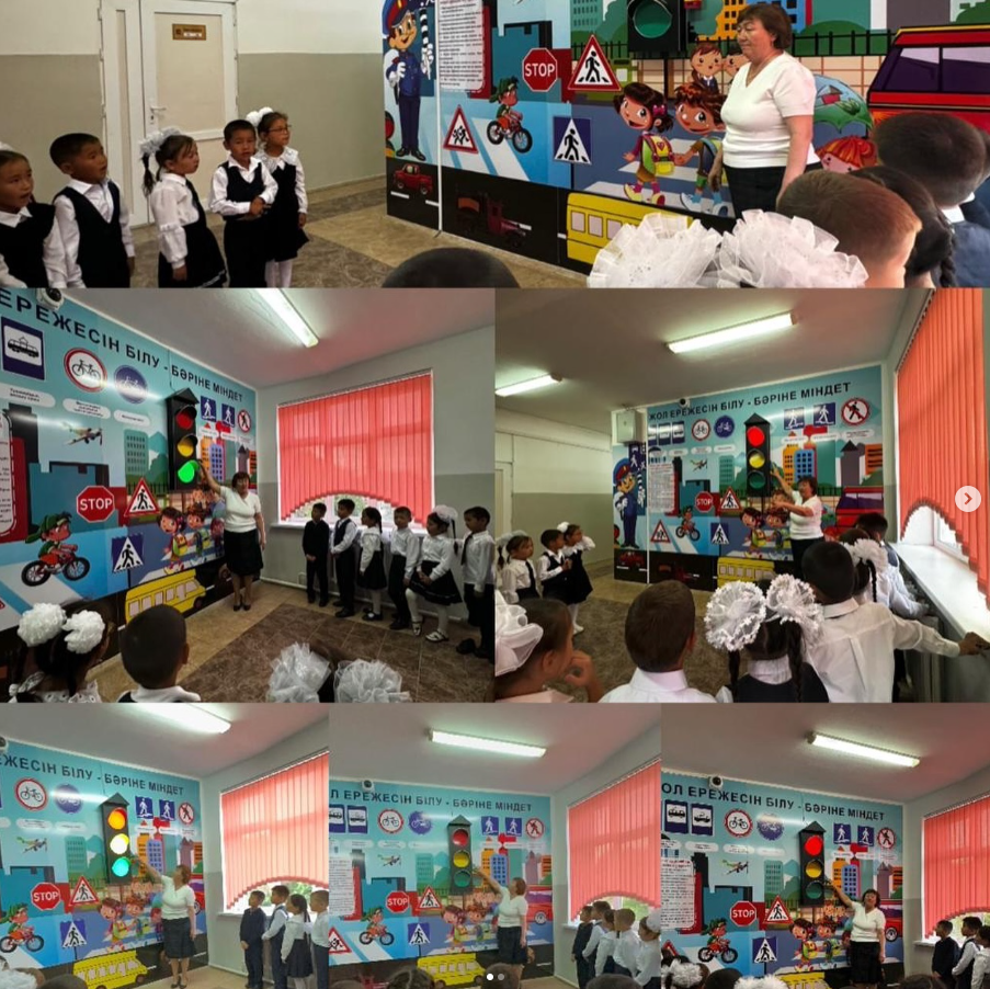 “Жолда жүру ережесін білесің бе?” сынып сағаты